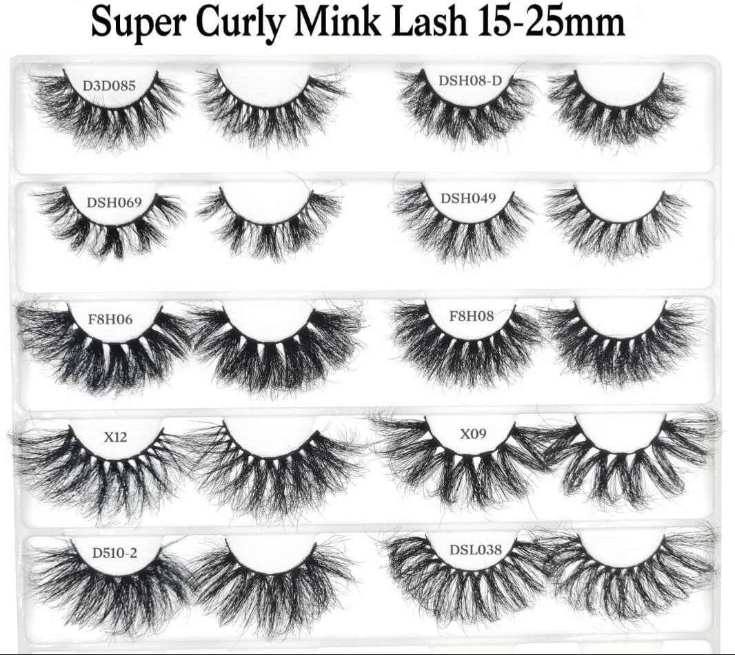 SUPER CURL MINK LASH WHOLESALE PACKAGE
