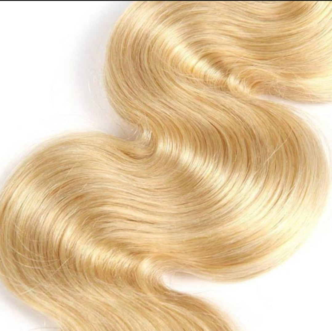 613 BODY WAVE 4×4 TRANSPARENT CLOSURE BUNDLE DEAL