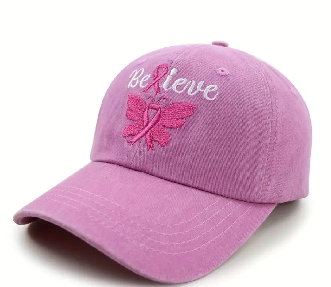 BELIEVE BUTTERFLY CAP