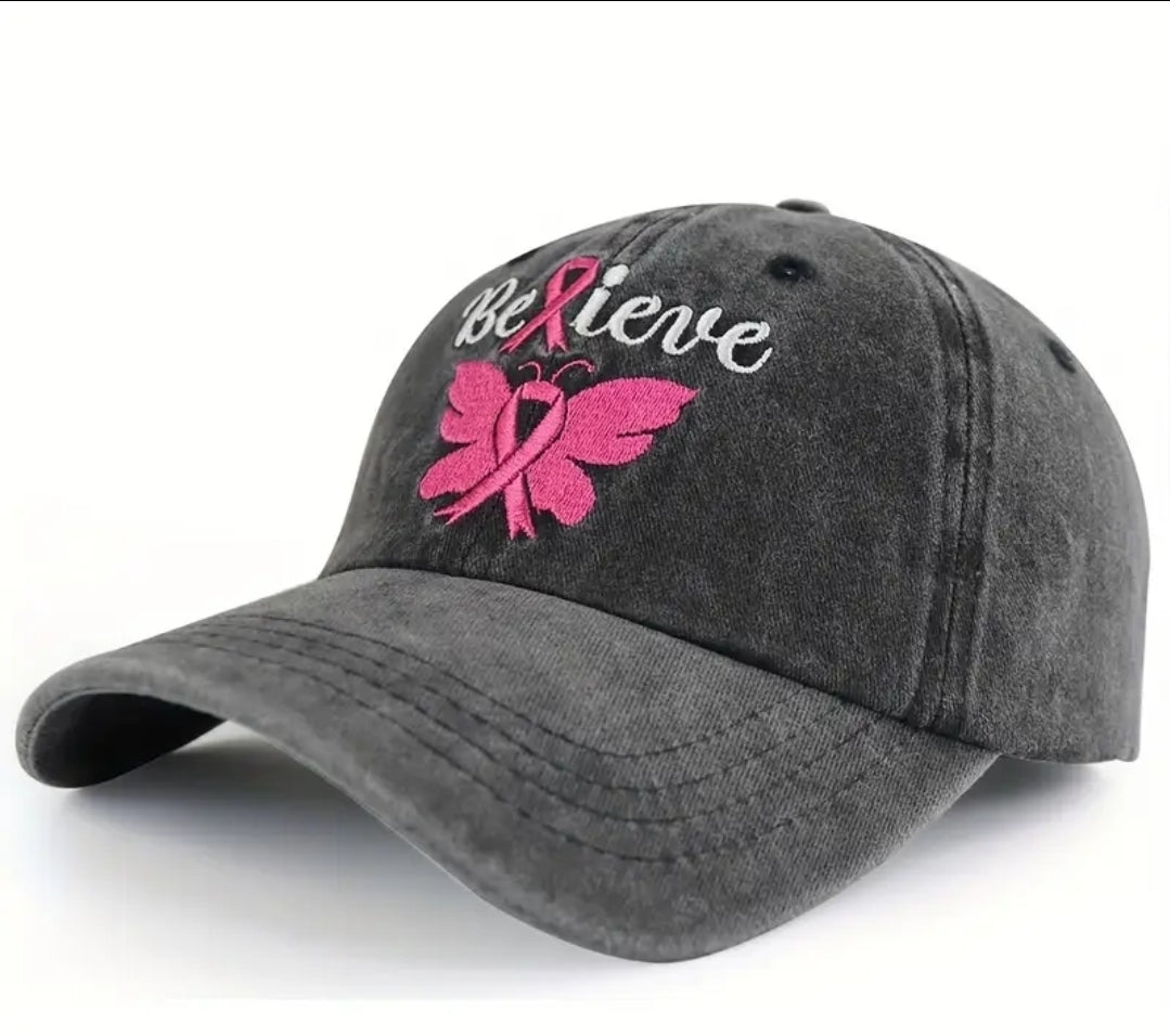 BELIEVE BUTTERFLY CAP