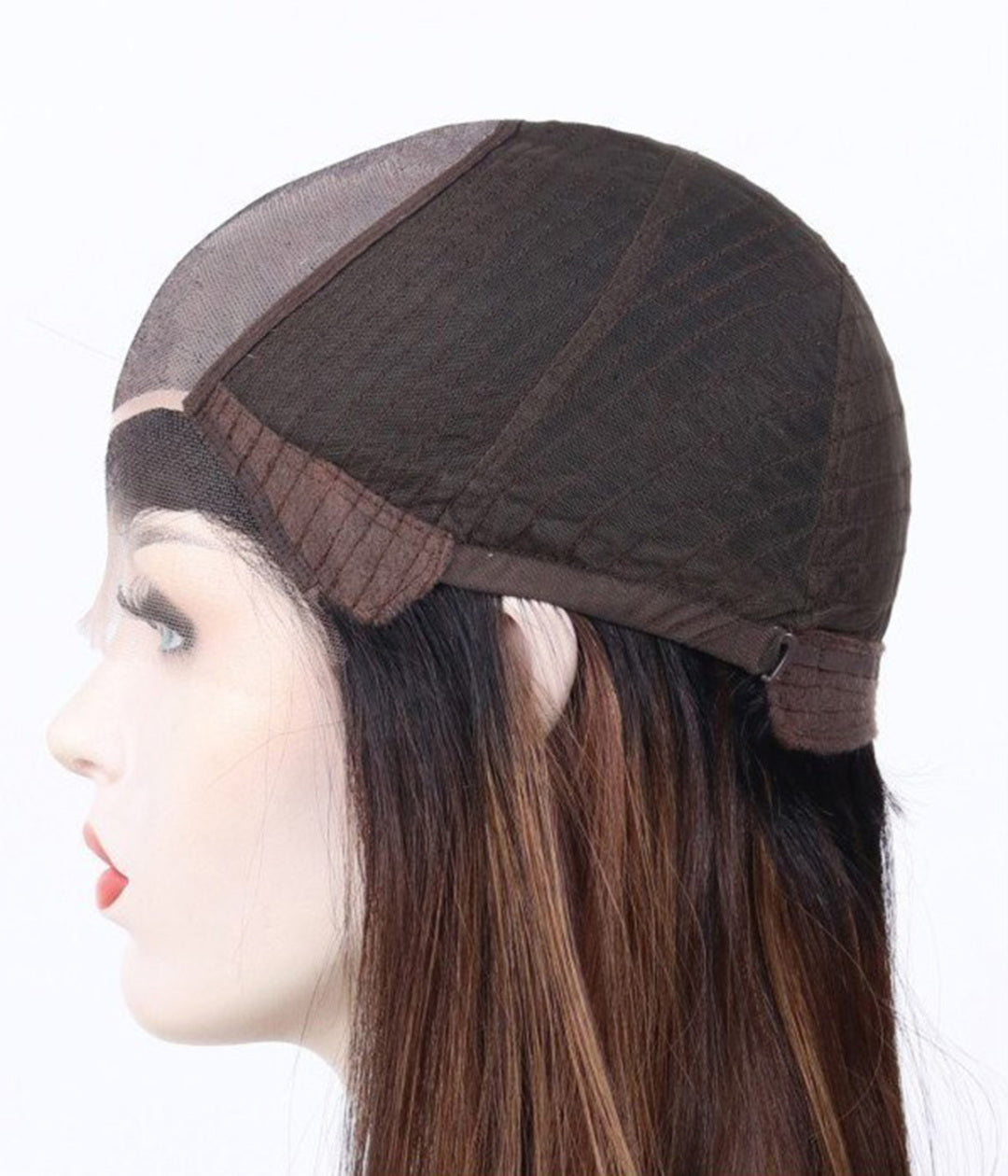 STRAIGHT FINE MONOFILAMENT FRONTAL PU MEDICAL WIG