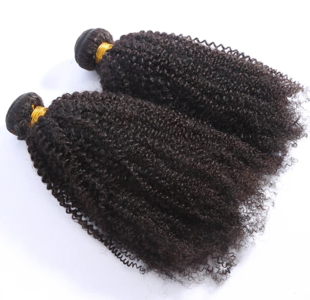 KINKY CURLY 4×4 BUNDLE DEAL - www.prettygirlextensionsllc