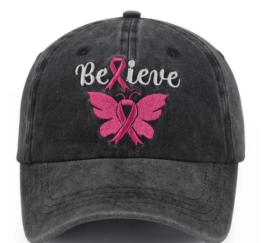 BELIEVE BUTTERFLY CAP