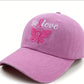 BELIEVE BUTTERFLY CAP