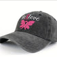 BELIEVE BUTTERFLY CAP