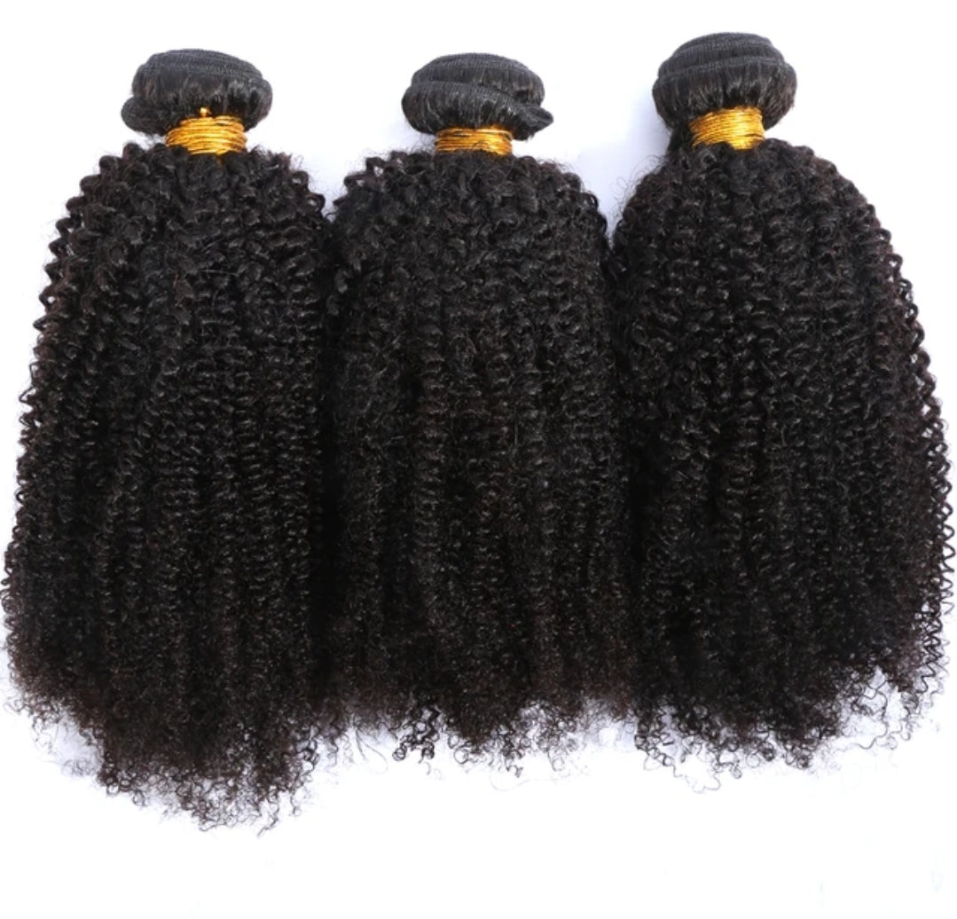 KINKY CURLY 4×4 BUNDLE DEAL - www.prettygirlextensionsllc