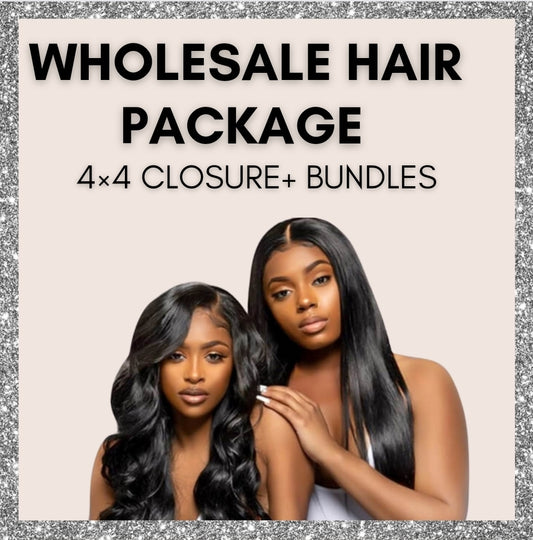 (ST/BW)WHOLESALE CLOSURE HAIR PACKAGE