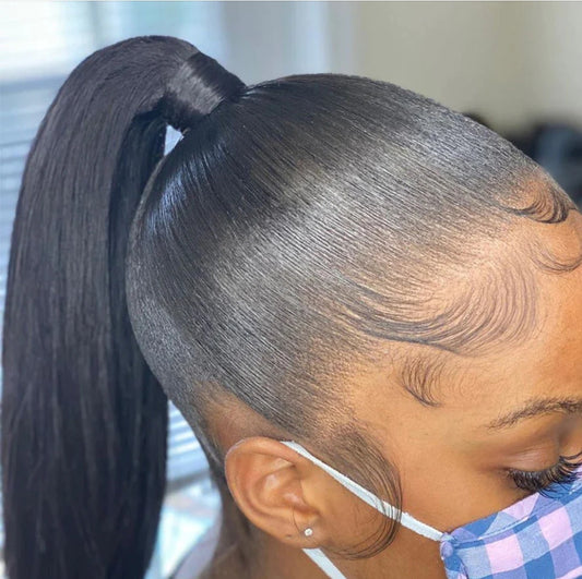 SILKY STRAIGHT PONYTAIL